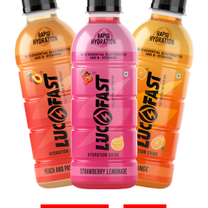 Pack of 3 Orange + Strawberry Lemonade + Peach & Passion Fruit