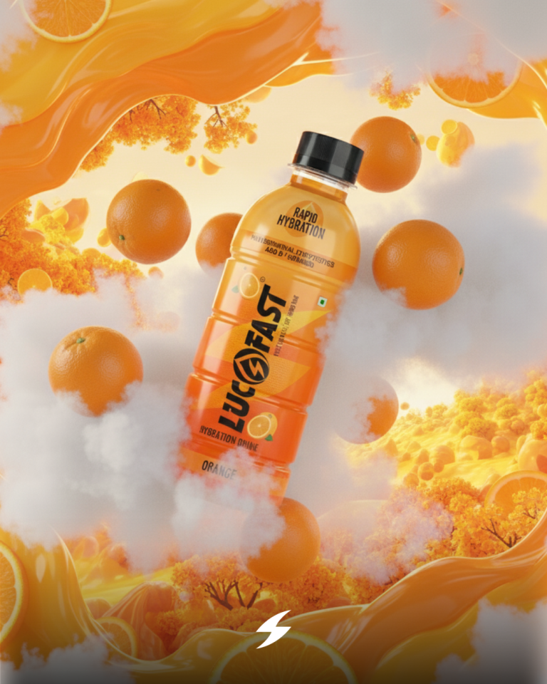 Lucofast hydration drink lineup with electrolytes, vitamins, and clean energy benefits