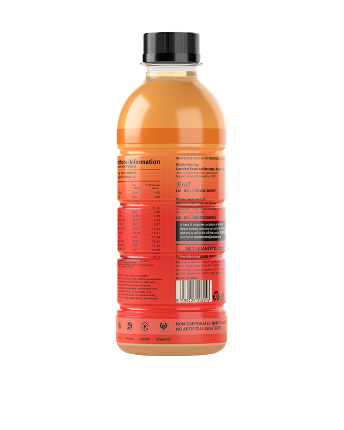 Lucofast Peach & Passion Fruit Hydration Drink