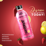 Strawberry Lemonade Hydration Drink | Electrolytes & Pure Energy