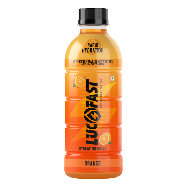 Lucofast Orange electrolyte hydration drink with Vitamin C