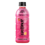 Lucofast Strawberry Lemonade electrolyte hydration drink bottle